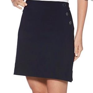 RAFAELLA Black Comfort Active Skort Skirt